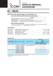 Icom IC-905 Service Manual