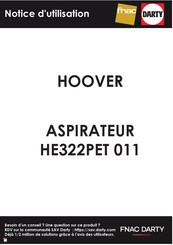 Hoover HE322PET 011 User Manual