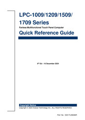 Avalue Technology LPC-1509 Series Quick Reference Manual