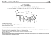 Agio 1807321 Assembly Instructions Manual