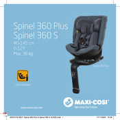 Maxi-Cosi Spinel 360 Plus Manual