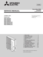 Mitsubishi Electric MXZ-SM60NL Service Manual
