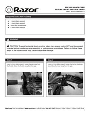 Razor RSF350 Instructions