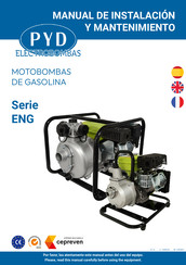 PYD Electrobombas ENG-40 Operating And Maintenance Manual