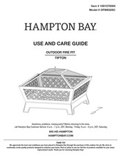 HAMPTON BAY 1001578304 Use And Care Manual