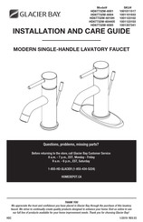 Glacier bay HD67732W-6010H Installation And Care Manual