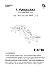 Wowitoys LA VEHICLE H4810 Instructions For Use Manual