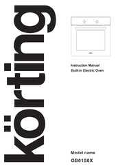 KORTING OB01S0X Instruction Manual