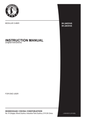 Hoshizaki IM-240XNS Instruction Manual