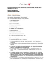 Control 4 WA-2200-C-1 Instructions Manual