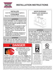 Empire WB60LFB0F Installation Instructions Manual