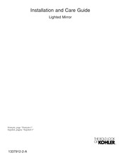 Kohler K-99573-TLC Installation And Care Manual