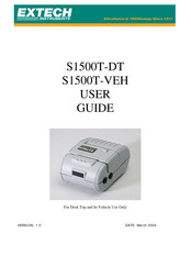 Extech Instruments S1500T-DT User Manual