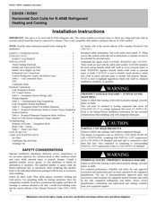 Carrier ESH5X Installation Instructions Manual