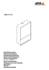 Axis C1710 Installation Manual