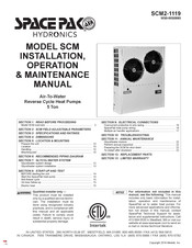 Space Pak SCM2-1119 Installation, Operation & Maintenance Manual