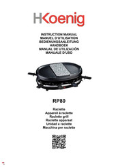 Hkoenig RP80 Instruction Manual