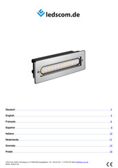 ledscom LC-EL-037-WW Assembly Instructions Manual