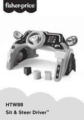 Fisher-Price Sit & Steer Driver HTW88 Instructions Manual