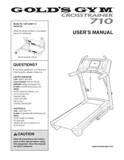 Gold's Gym GETL80811.0 User Manual