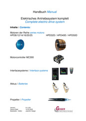 GEIGER Engineering HPD40D Manual