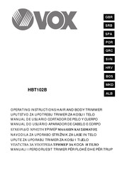 Vox HBT102B Operating Instructions Manual