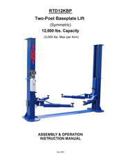 ASEplatinum RTD12KBP Assembly & Operation Instruction Manual