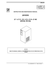 Atlas Copco E 7,5 Instruction And Maintenance Manual