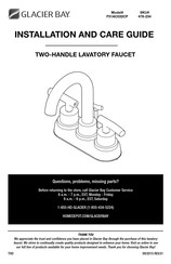 Glacier bay F51AC032CP Installation And Care Manual