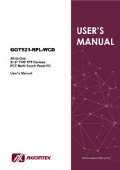 AXIOMTEK GOT521-RPL-WCD User Manual