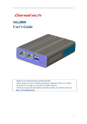 Geniatech Stix3800 User Manual