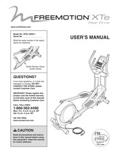 Freemotion SFEL16009.1 User Manual