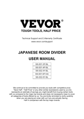 Vevor SS-001-3P-BL User Manual
