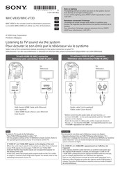 Sony MHC-V83D Quick Start Manual