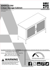 Novogratz 3040915COM Manual