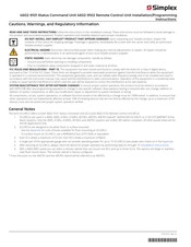 Simplex 4602-9102 Programming Instructions Manual