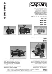 Caprari MEC-A Series Use And Maintenance Instructions
