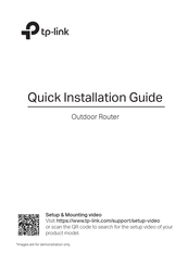 TP-Link TL-MR110-Outdoor Quick Installation Manual