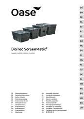 Oase BioTec ScreenMatic2 Operating Instructions Manual