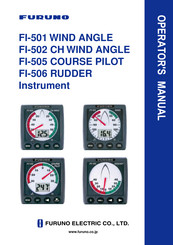 Furuno FI-502 CH WIND ANGLE Operator's Manual