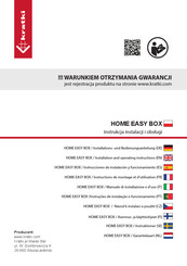 Kratki HOME EASY BOX Installation And Operating Instructions Manual