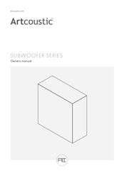 Artcoustic SUB Ci4-5 Owner's Manual