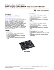 Texas Instruments DLP DLPC7540 User Manual
