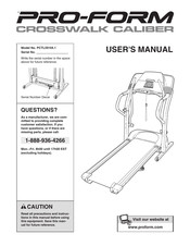 Pro-Form PCTL59104.1 User Manual
