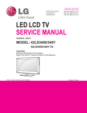 LG 42LS3400/340Y Service Manual