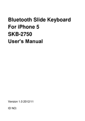 Eastern Times Technology SKB-2750 User Manual