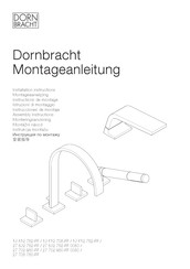Dornbracht 27 532 782 0050 Series Installation Instructions Manual