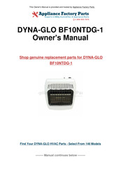 Dyna-Glo BF30NMDG Manual