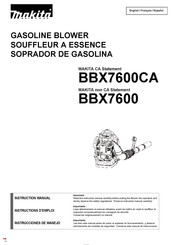 Dolmar BBX7600 Instruction Manual