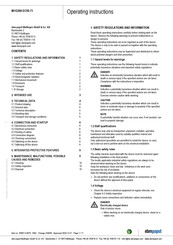 ebm-papst W1G200-EC95-71 Operating Instructions Manual